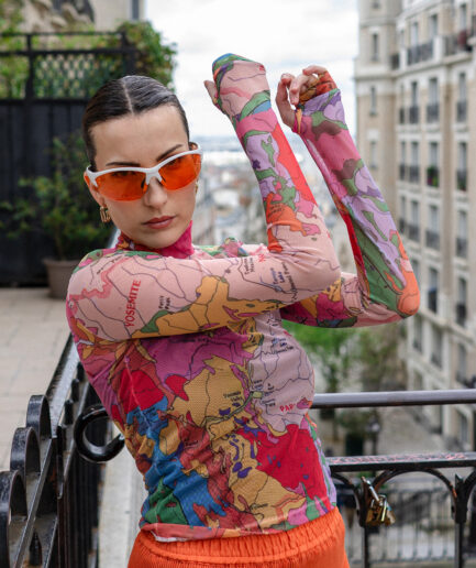 Yosemite colourful printed top